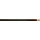 THIN WALL AUTO CABLE, FLAT TWIN - 2 X 1.00MM� 100M BLACK